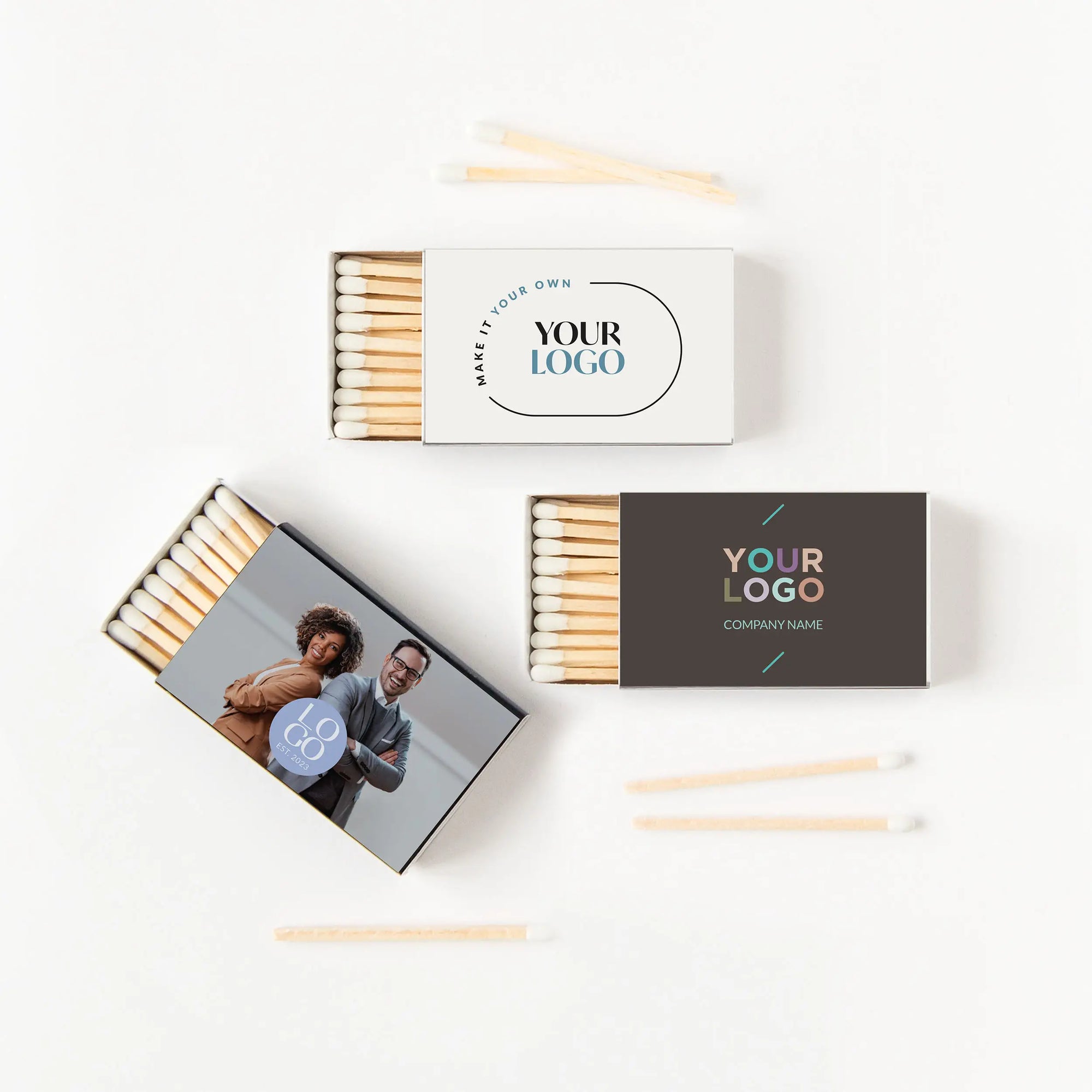 Custom Logo Matchbox Favors