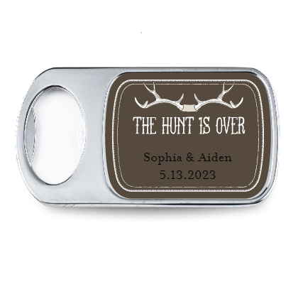 Personalized Bottle Openers - Silver