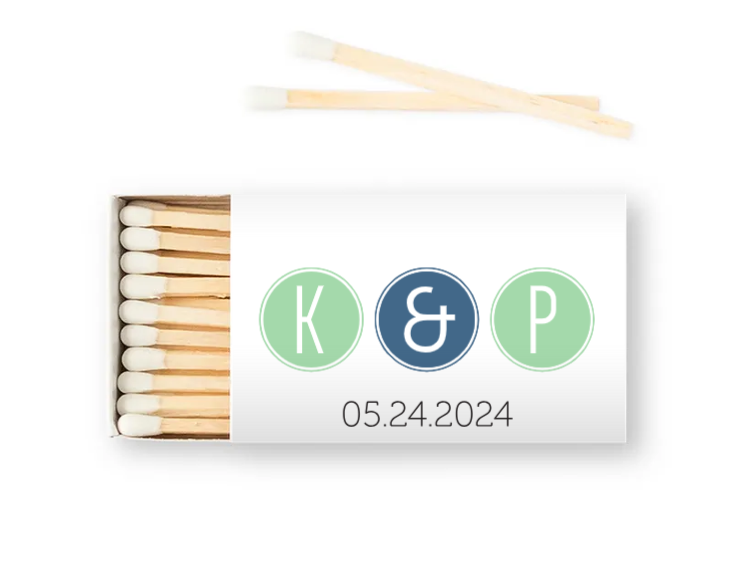 Custom Matchbox Wedding Favor - Smart Type