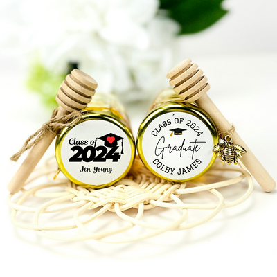 Honey Graduation Mason Jar Favor