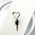 Silver Heart Bottle Stopper