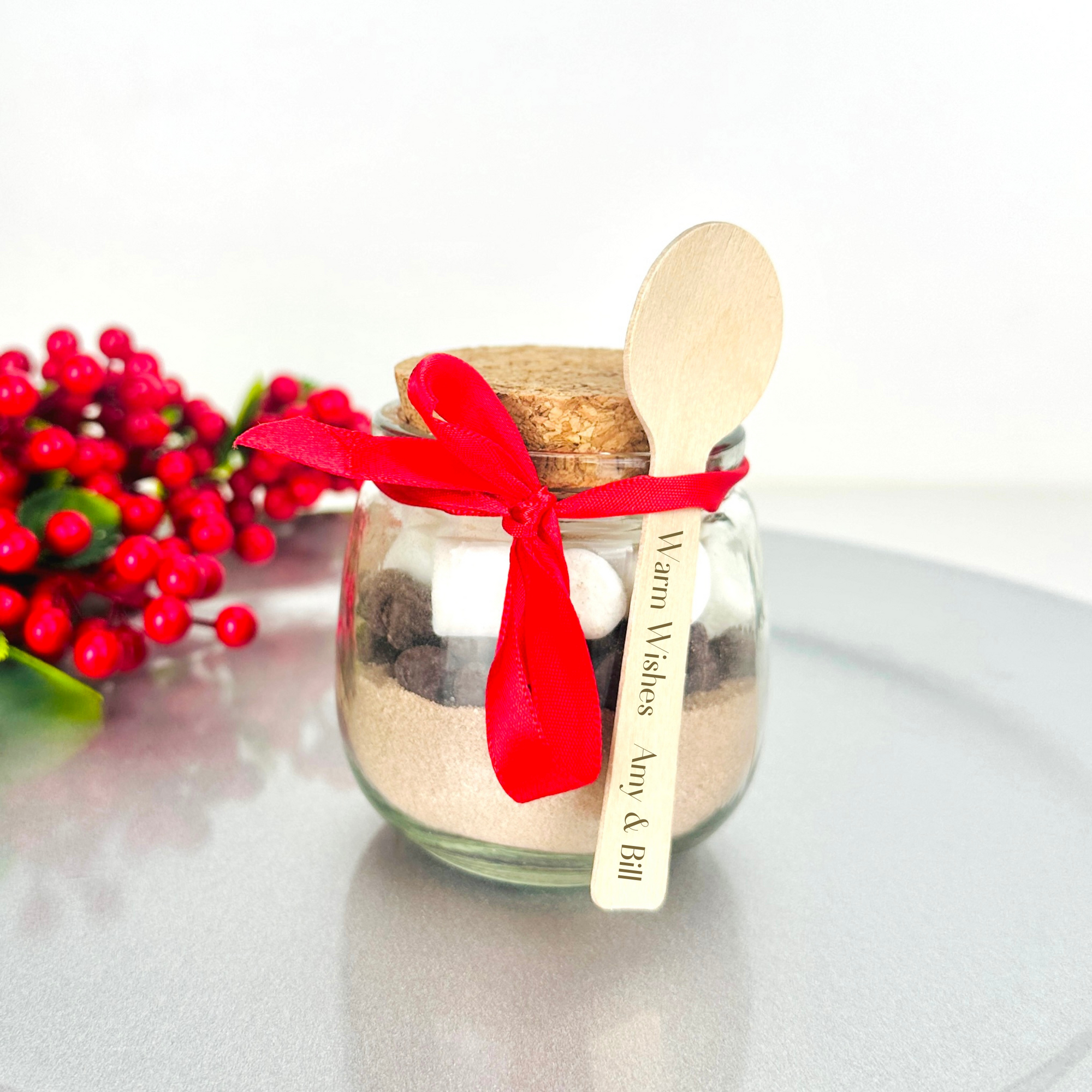 Cozy Greetings Mini Mason Jar