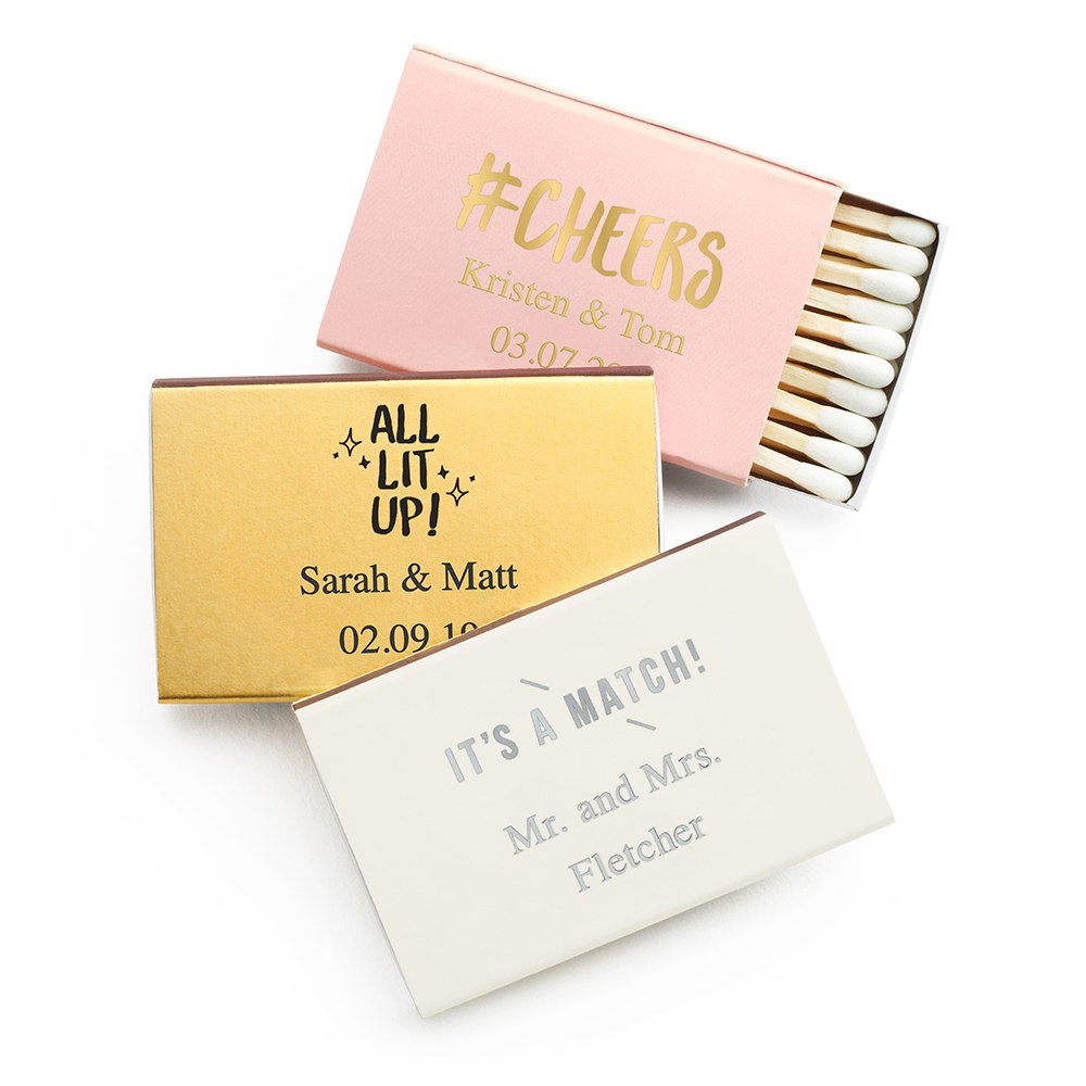 Personalized Matchbox - Forever Wedding Favors