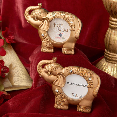 Good Luck Gold Elephant Frame