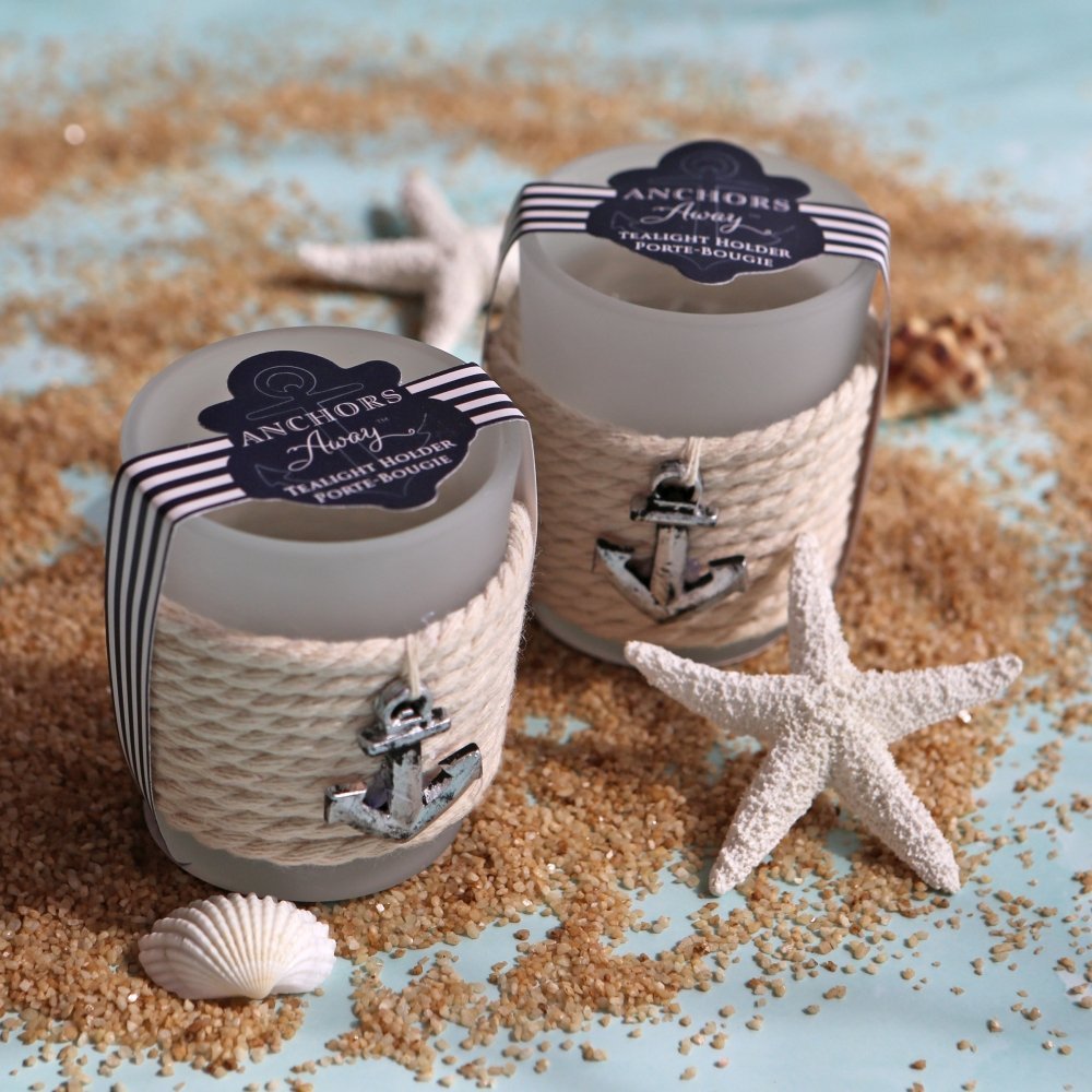 Anchors Away Tealight Holder - Forever Wedding Favors