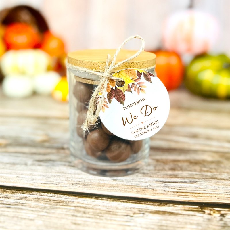 Autumn Essence Rehearsal Jar - Forever Wedding Favors