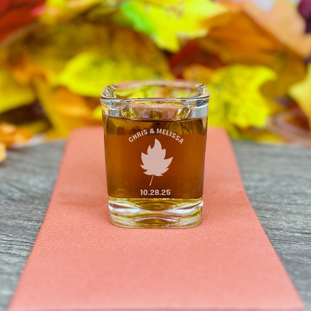 Autumn Love Shot Glass - Forever Wedding Favors