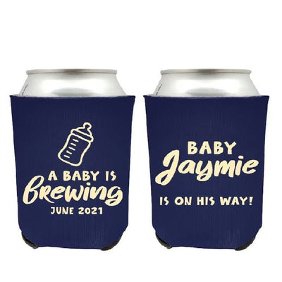 Baby Is Brewing Koozie - Forever Wedding Favors