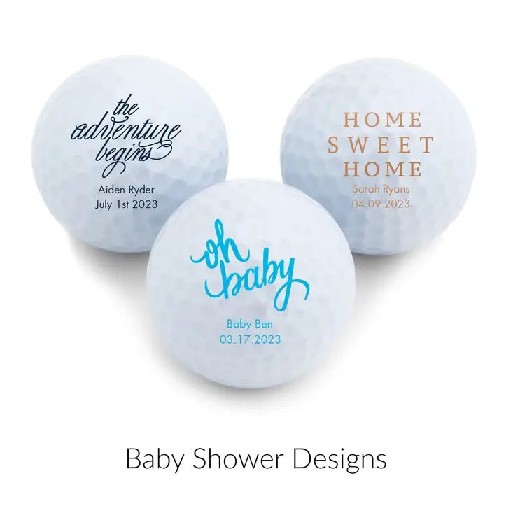 Baby Shower Golf Ball Wedding Favor - Forever Wedding Favors