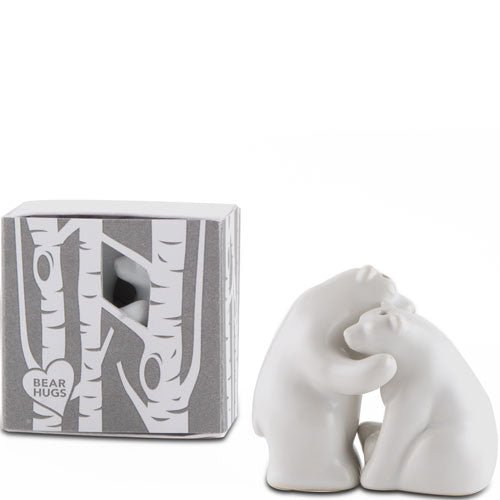 Bear Hug Salt & Pepper Shakers - Forever Wedding Favors