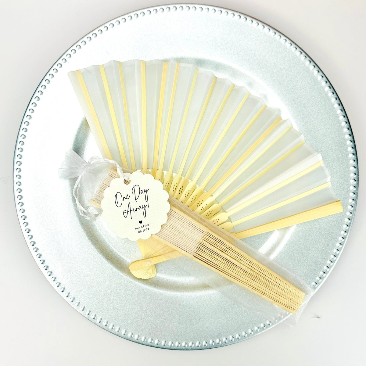 Before The Big Day Hand Fan - Forever Wedding Favors