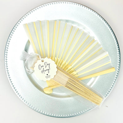 Before The Big Day Hand Fan - Forever Wedding Favors