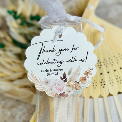 Blooming Boho Fan - Forever Wedding Favors