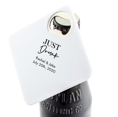 Bottle Opener Coasters - Forever Wedding Favors