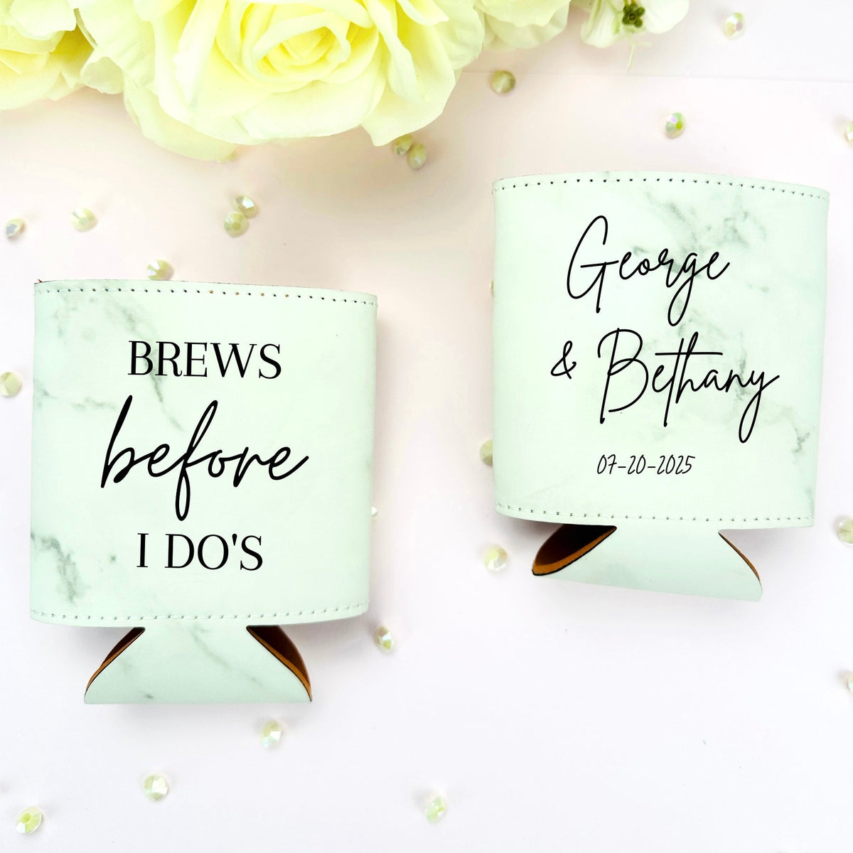 Brews Before I Do's Koozie - Forever Wedding Favors