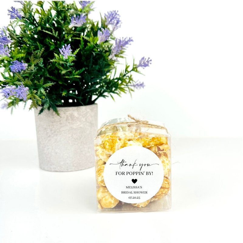 Bridal Popcorn Treat Box - Forever Wedding Favors