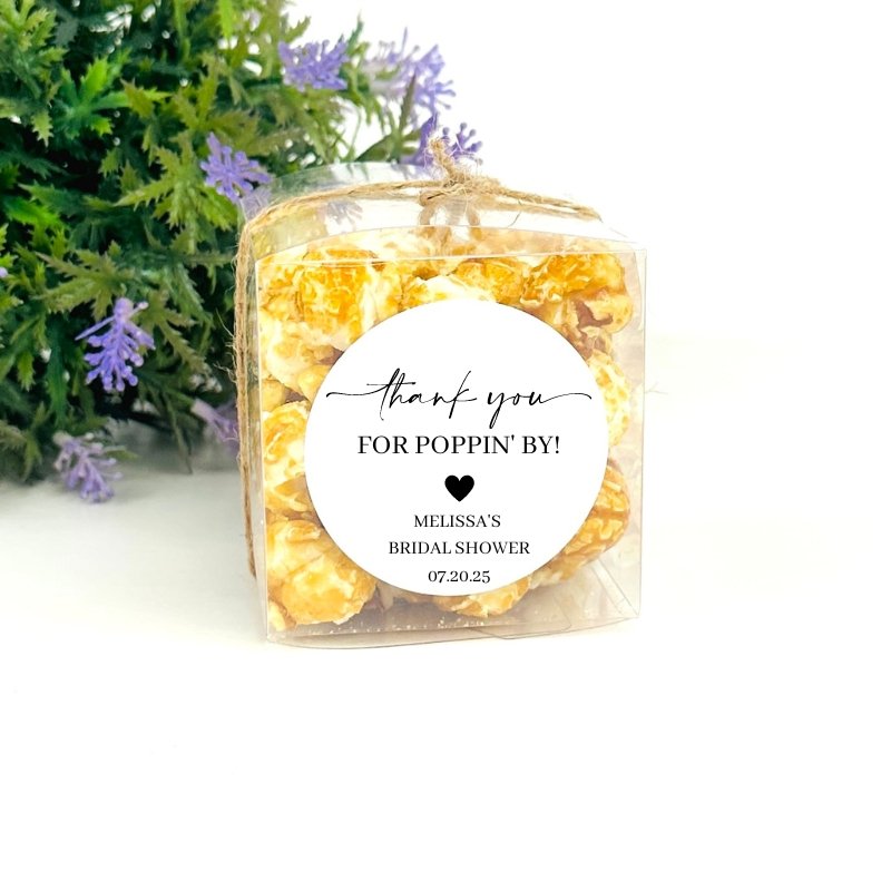 Bridal Popcorn Treat Box - Forever Wedding Favors