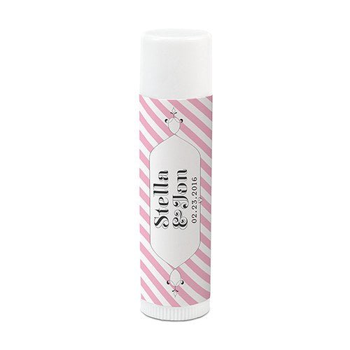 Candy Stripe Lip Balm Favor - Forever Wedding Favors