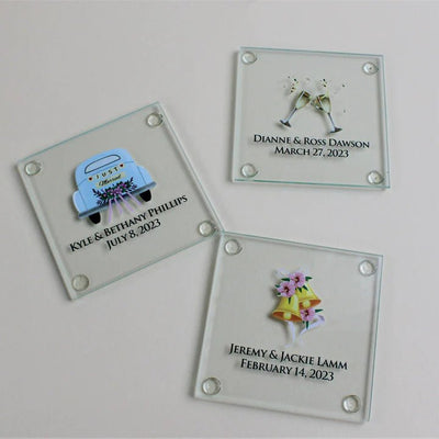 Cherished Celebration Coasters - Forever Wedding Favors