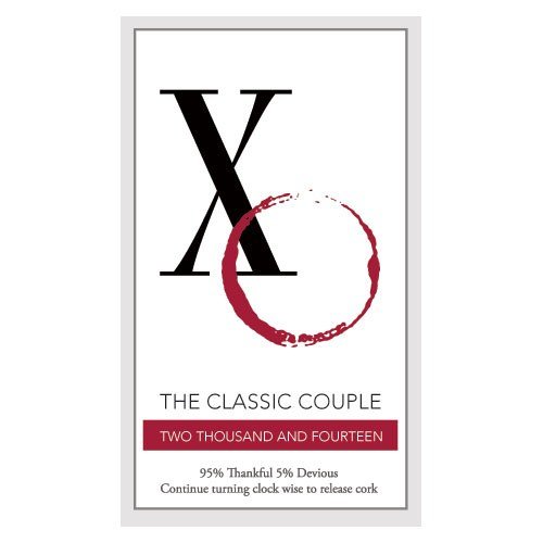 Classic Couple Rectangular Sticker - Forever Wedding Favors