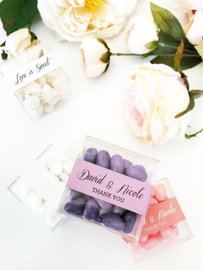 Clear Acrylic Favor Boxes - Forever Wedding Favors