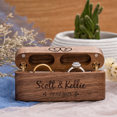 Couples Custom Ring Box - Forever Wedding Favors