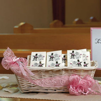 Cute Bride And Groom Tissue Packs - Forever Wedding Favors