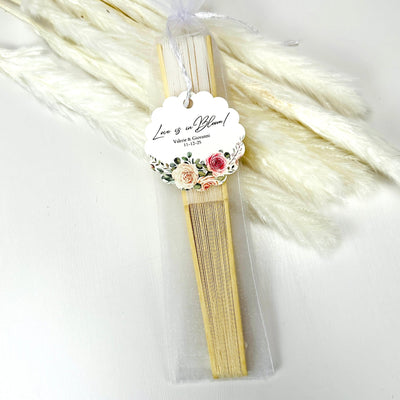 Design Your Own Floral Hand Fan - Forever Wedding Favors