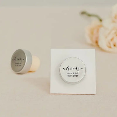 Design Your Own Metal Bottle Stopper - Forever Wedding Favors