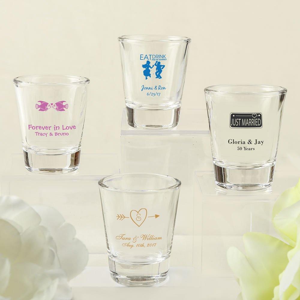 Design Your Own Shot Glass - Forever Wedding Favors