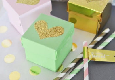 DIY Mini Cube Boxes (set of 12) - Forever Wedding Favors