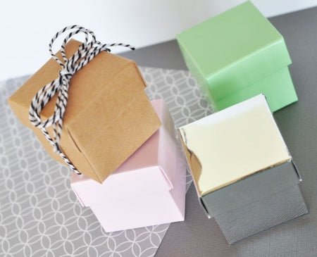 DIY Mini Cube Boxes (set of 12) - Forever Wedding Favors