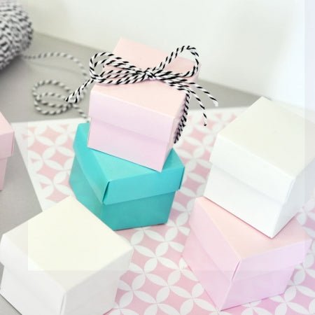 DIY Mini Cube Boxes (set of 12) - Forever Wedding Favors