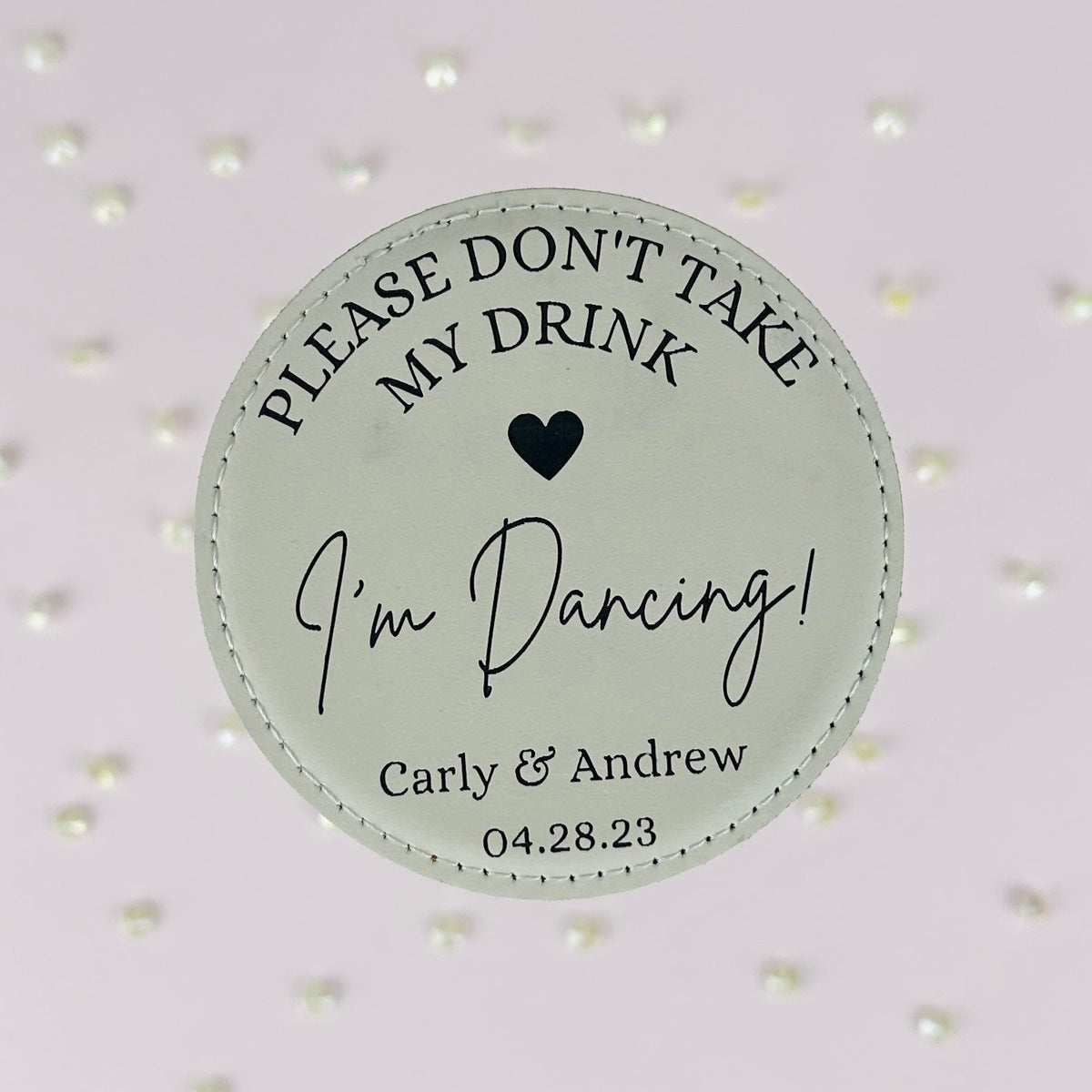 Don't Stop Dancing Coaster - Forever Wedding Favors