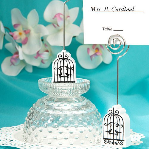 Elegant Birdcage Place Card Holders - Forever Wedding Favors