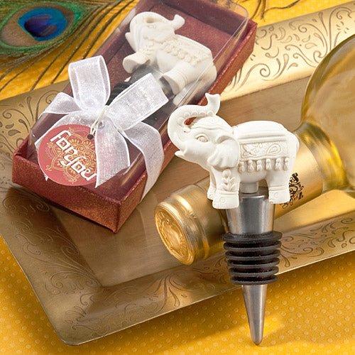 Elephant Bottle Stopper - Forever Wedding Favors