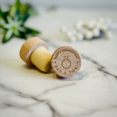 Enchanted Engagement Cork - Forever Wedding Favors