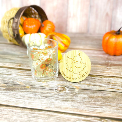 Enchanted Leaf Mason Jar - Forever Wedding Favors