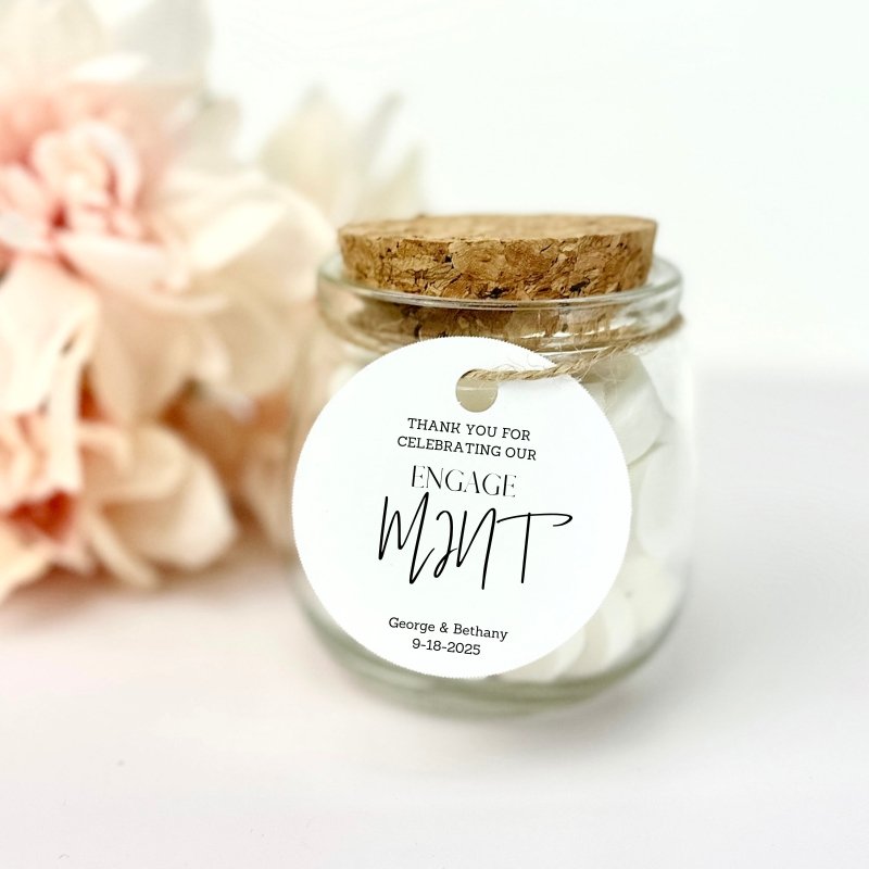 EngageMINT Mini Mason Jar - Forever Wedding Favors