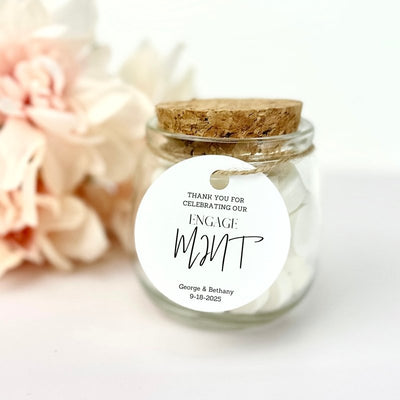 EngageMINT Mini Mason Jar - Forever Wedding Favors