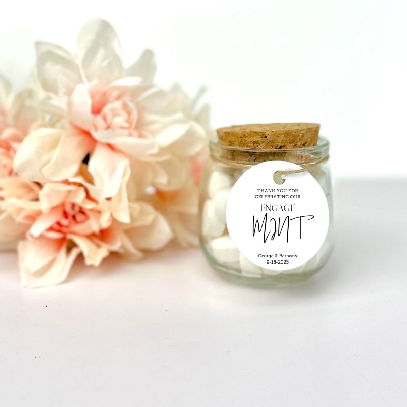 EngageMINT Mini Mason Jar - Forever Wedding Favors