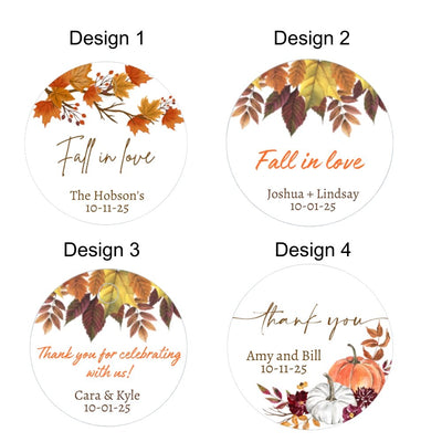 Fall Romance Candy Bags - Forever Wedding Favors