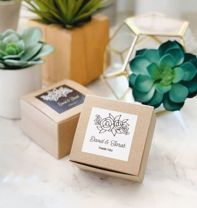 Floral Favor Boxes - Forever Wedding Favors