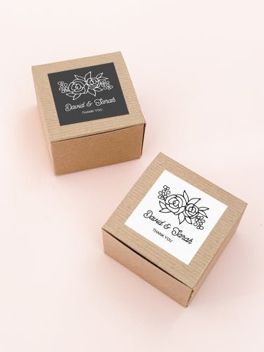 Floral Favor Boxes - Forever Wedding Favors