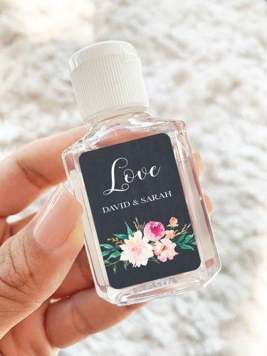 Floral Hand Sanitizer - Forever Wedding Favors