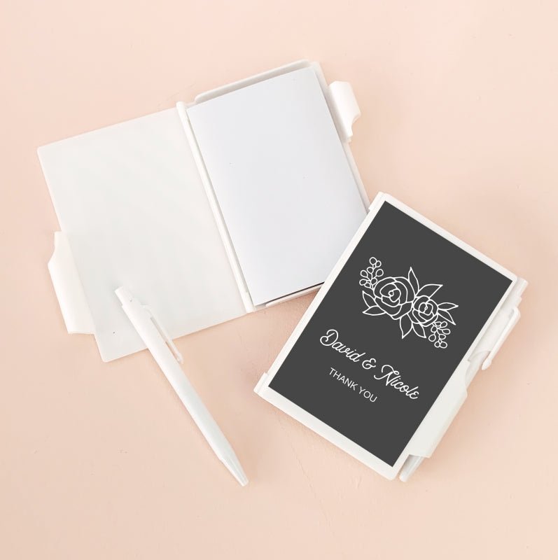 Floral Notebook Favors - Forever Wedding Favors