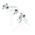 Floral Orchestra Personalized Hand Fan - Forever Wedding Favors