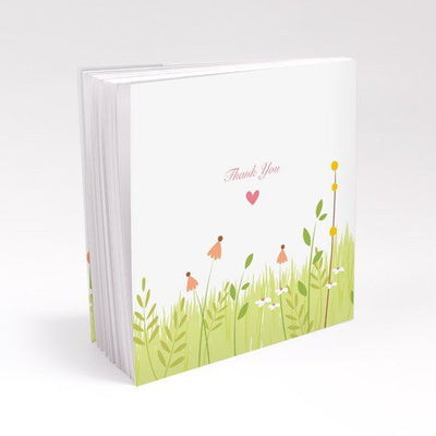 Flower Fields Notepad - Forever Wedding Favors