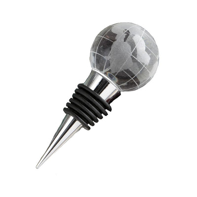 Glass Globe Bottle Stopper - Forever Wedding Favors