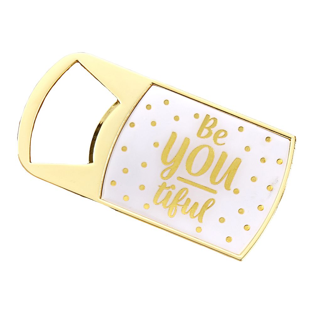 Gold Be-You-Tiful Bottle Opener - Forever Wedding Favors